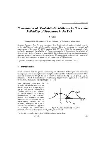 Comparison of Probabilistic Methods to Solve the Reliability of ...