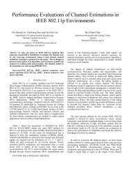 Performance evaluations of channel estimations in IEEE 802.11 p ...