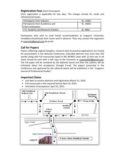 Brochure - Lingaya's University