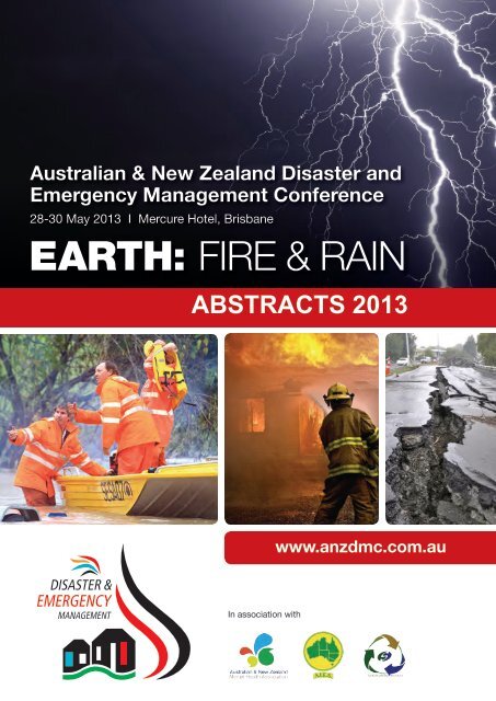 Book of Abstracts 2013 - Australian and New Zealand Disaster ...