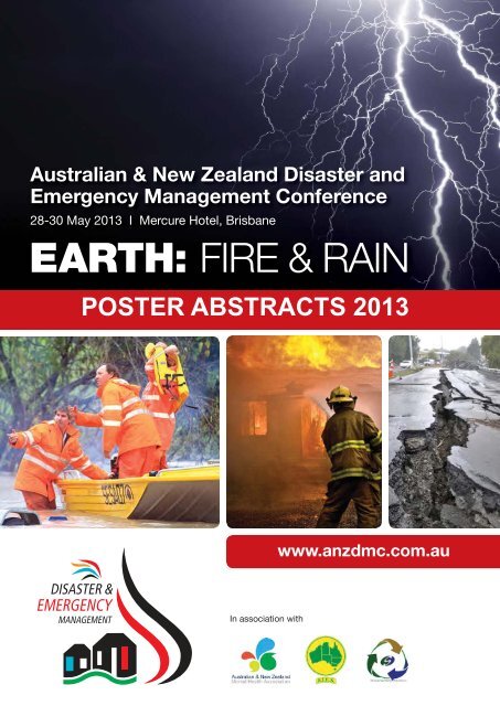 Book of Abstracts 2013 - Australian and New Zealand Disaster ...