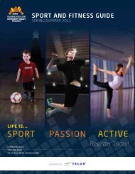 SPORT PaSSiOn acTive - Richmond Olympic Oval