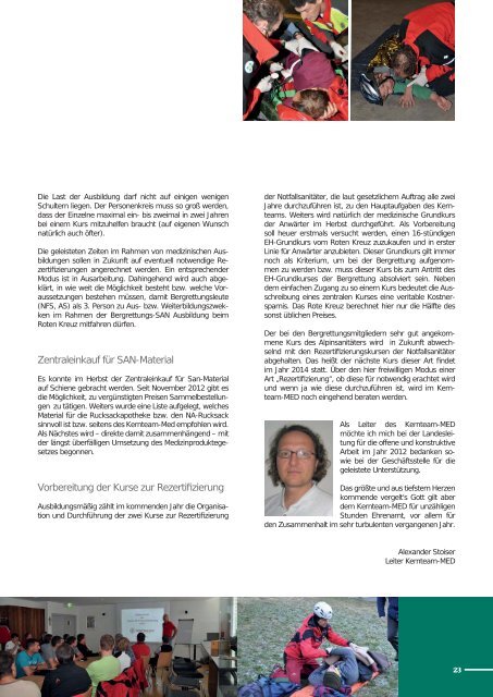 Jahresbericht der Bergrettung Vorarlberg 2012