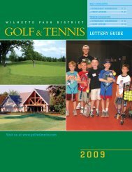 GOLF&TENNIS - Wilmette Park District