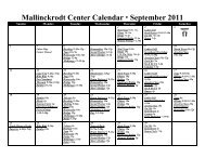 Mallinckrodt Center Calendar ï September 2011 - Wilmette Park ...