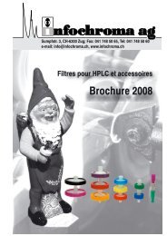 Filtres pour seringues HPLC et accessoires - infochroma ag