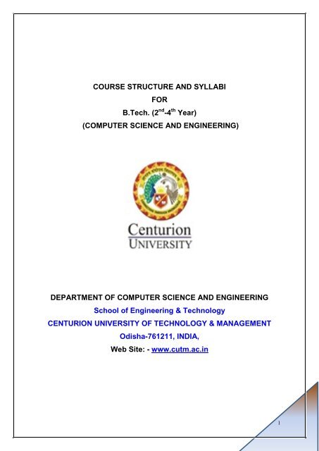 CSE - Centurion University