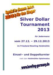 Download der Ausschreibung - Bowling Germany