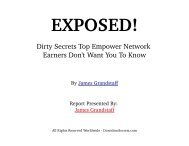 Dirty Secrets Top Empower Network Earners Don't Want You To Know