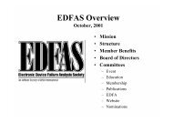 EDFAS Overview