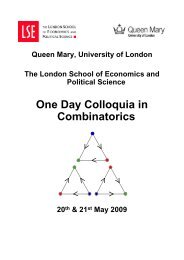 Abstracts - London School of Economics and Political Science