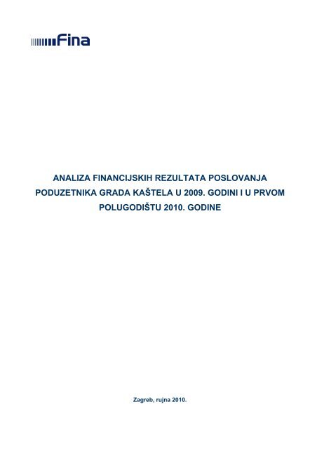 analiza financijskih rezultata poslovanja poduzetnika ... - Sucurac.info