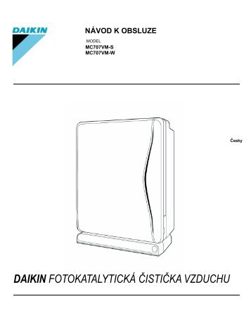 DAIKIN FOTOKATALYTICKÁ ČISTIČKA VZDUCHU