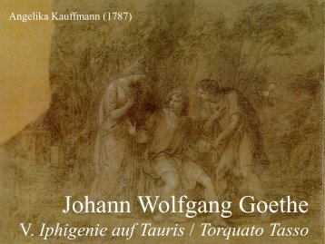 Iphigenie auf Tauris - Literaturwissenschaft-online