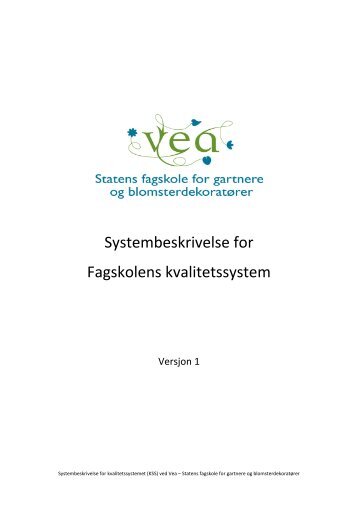 KSS-systembeskrivelse - Vea