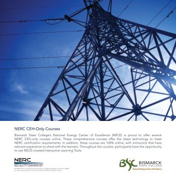 NERC CEH-Only Courses - Bismarck State College