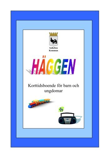 Korttidsboende fÃ¶r barn och ungdomar - SollefteÃ¥ kommun