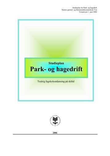 Park- og hagedrift - Vea