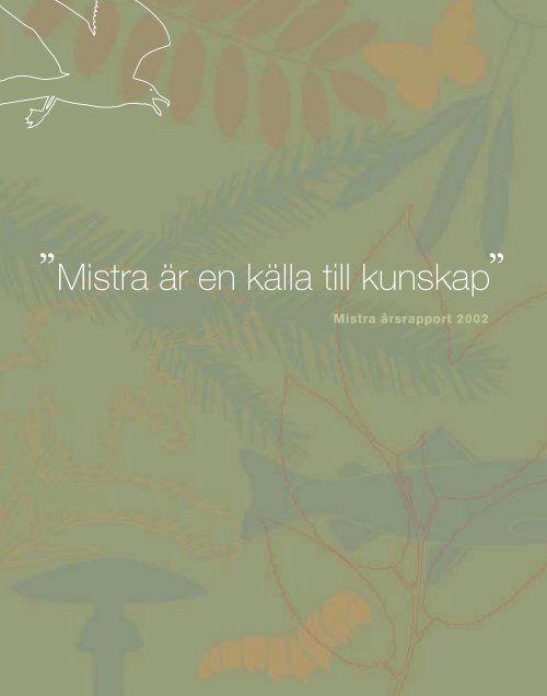 Ãrsrapport 2002 - Mistra