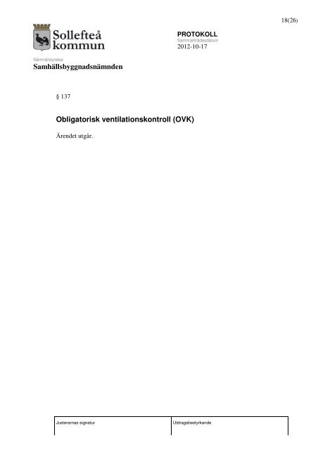 SamhÃ¤llsbyggnadsnÃ¤mnden 2012-10-17.pdf - SollefteÃ¥ kommun