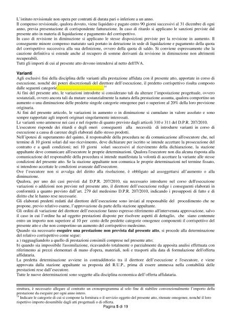 SCHEMA DI CONTRATTO PER FORNITURE DI BENI E ... - Fare