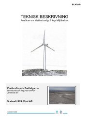 Bilaga B Teknisk beskrivning - Vindkraft Norr