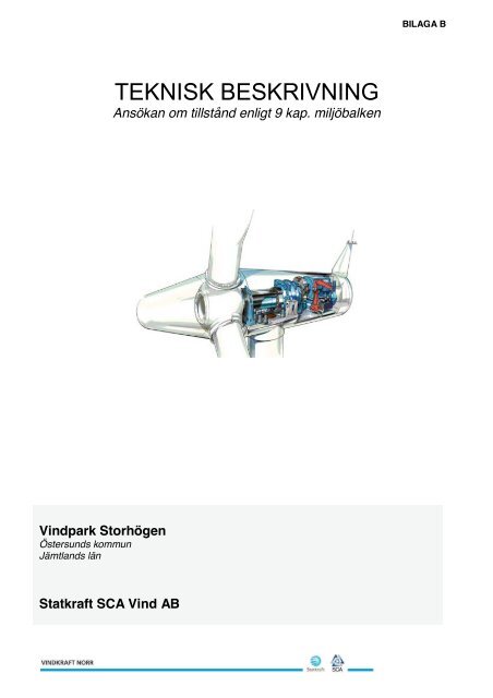 Bilaga B Teknisk beskrivning - Vindkraft Norr