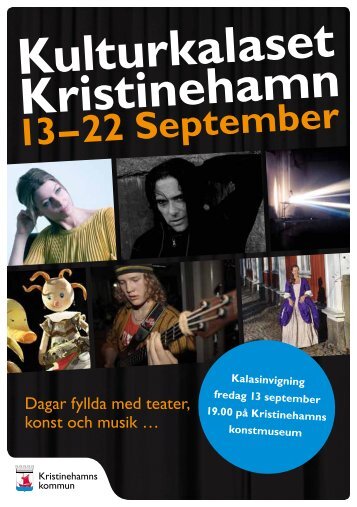 Kulturkalaset Kristinehamn 2013 - Kristinehamns kommun