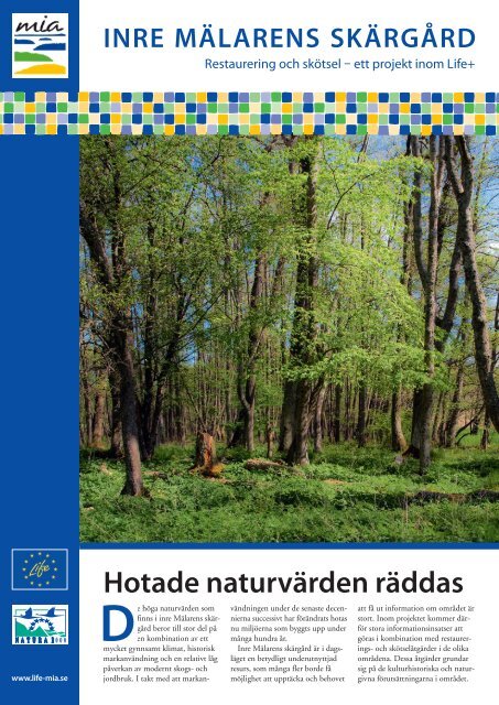 Hotade naturvÃ¤rden rÃ¤ddas - LÃ¤nsstyrelserna