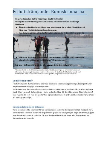 Friluftsfrämjandet Runnskrinnarna