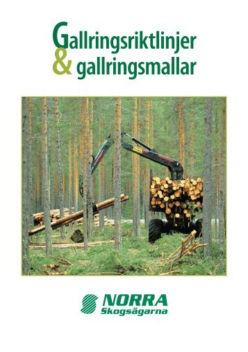 Gallringsmallar - Norra SkogsÃ¤garna