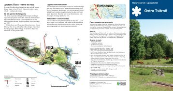 Folder Ãstra TvÃ¤rnÃ¶ naturreservat - Upplandsstiftelsen