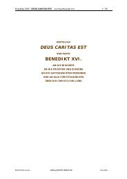 DEUS CARITAS EST BENEDIKT XVI. - Joachim Dietze