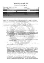 Filth Employer practitioner CERTIFICAT DE CALITATE SI GARANTIE - Micromedia System