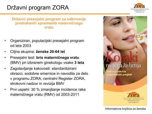 PREDSTAVITEV PRESEJALNIH PROGRAMOV - IVZ RS