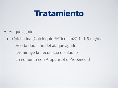 ARTRITIS METABÃLICAS HIPERURICEMIA Y GOTA - eTableros