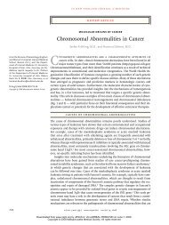 Chromosomal Abnormalities in Cancer - eTableros