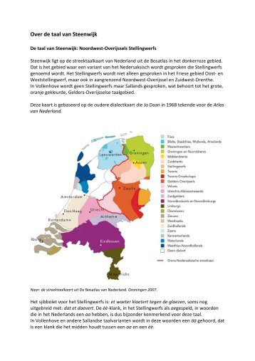 Over de taal van Steenwijk - De Taal van Overijssel