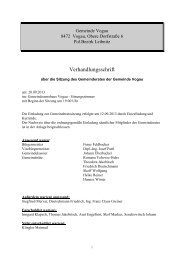 Sitzung vom 20.09.2013 - Vogau