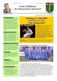 Rundbrief Juni 2009 - Vogau