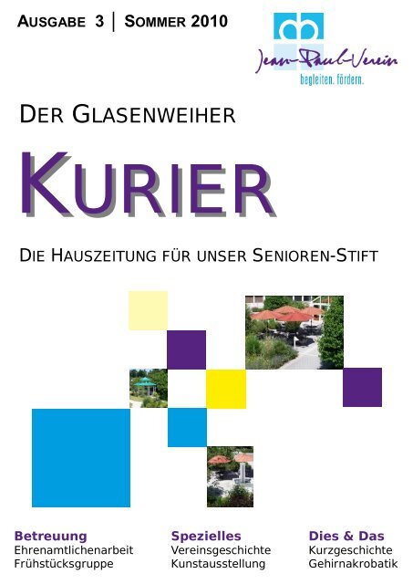 Glasenweiher-Kurier Ausgabe Sommer 2010 - Jean-Paul-Verein ...