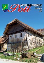 Suhokranjske poti pomlad 2013 - ObÄina Å½uÅ¾emberk