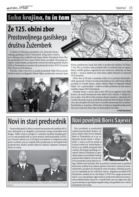 Suhokranjske poti pomlad 2013 - ObÄina Å½uÅ¾emberk