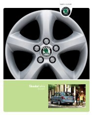 Descarca catalogul de accesorii Å koda Fabia - Avia Motors