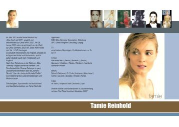 Tamie Reinhold - Jens Dolecki