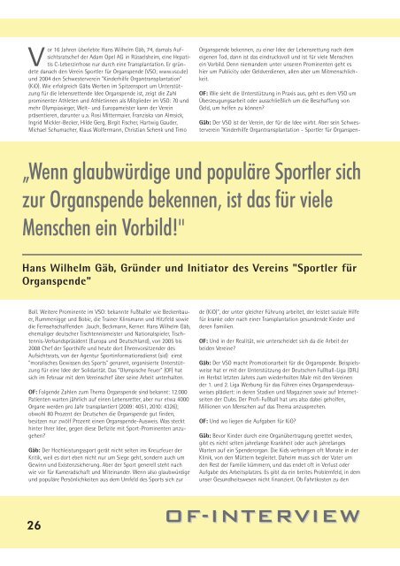 Ausgabe 1/2011 - Deutsche Olympische Gesellschaft