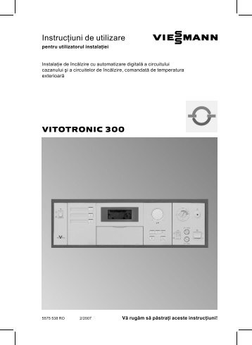Vitotronic 300 GW2726 KB - Viessmann