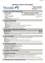 MSDS No: G-MOPS PLUS - Vitrolife