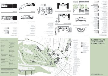 KARTEN / MAPS TEILNEHMER / PARTICIPANTS - dOCUMENTA (13)