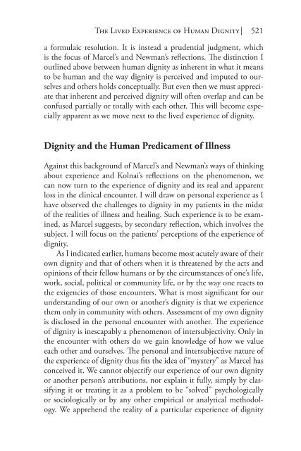 Human Dignity and Bioethics